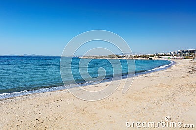 Loutra Alimou beach near Athens, Greece Stock Photo