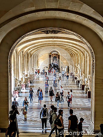 Louve in paris Editorial Stock Photo