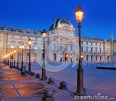 Louvre. Stock Photo