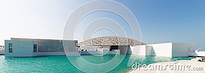 Louvre Museum in Abu Dhabi, United Arab Emirates Editorial Stock Photo