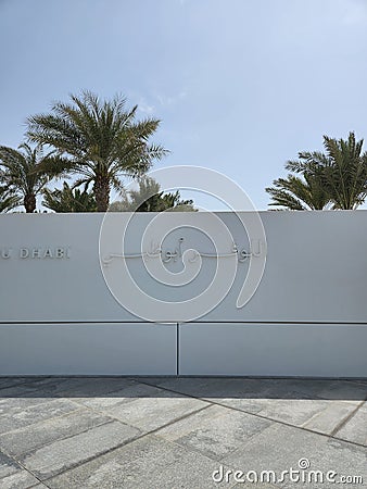 Louvre museum Abudhabi Editorial Stock Photo