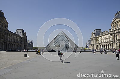 The Louvre Museum Editorial Stock Photo