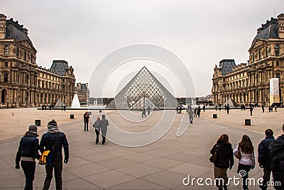 The Louvre, Paris Editorial Stock Photo