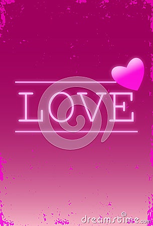 Love abstract background Vector Illustration