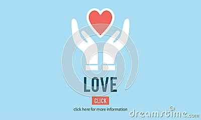 Love Adore Care Emotion Like Loving Romance Concept Stock Photo