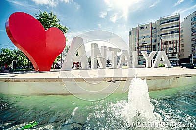 Love Antalya Stock Photo