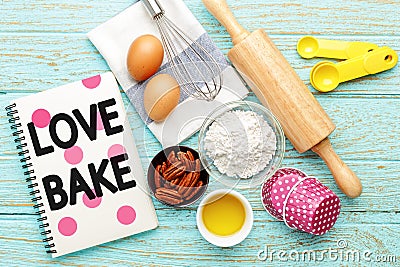 Love baking concept Stock Photo