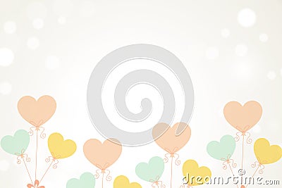 Love balloon Stock Photo