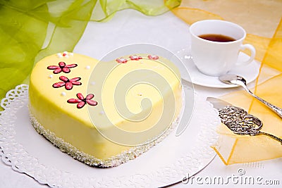 Love cake Stock Photo