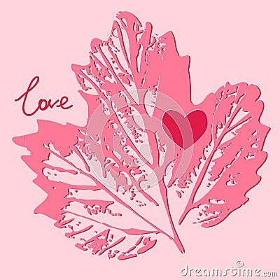 Love card. decorative, background Vector Illustration