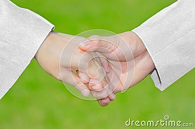 Love Care Symbol, Hand Holding Hand With White Suit&Dress, Sex, Stock Photo
