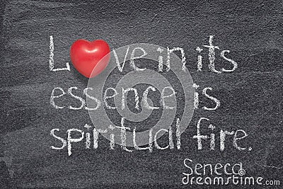 Love essence Seneca Stock Photo
