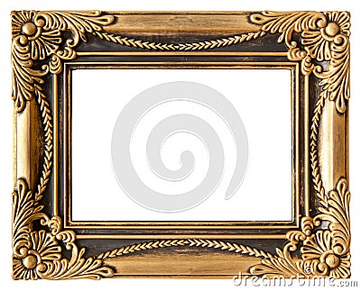 Love gold frame Stock Photo