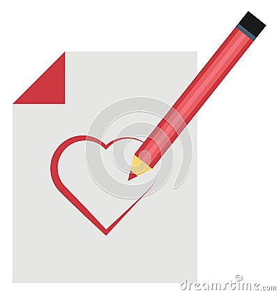 Love greetings, love message Vector Icon editable Stock Photo