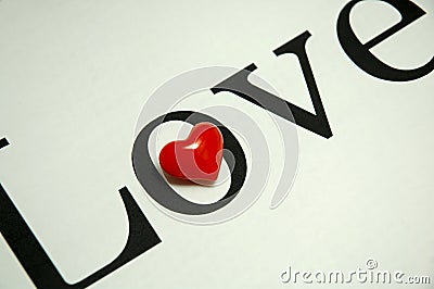 Love and heart Stock Photo