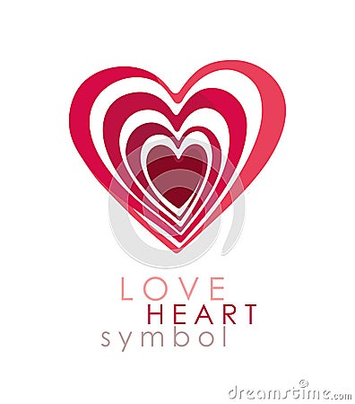 Love Heart Symbol. Stock Photo