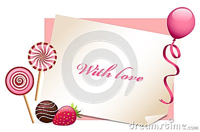 Love letter Vector Illustration