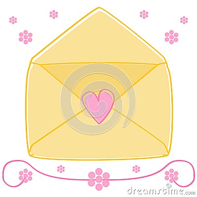 Love Letter Stock Photo