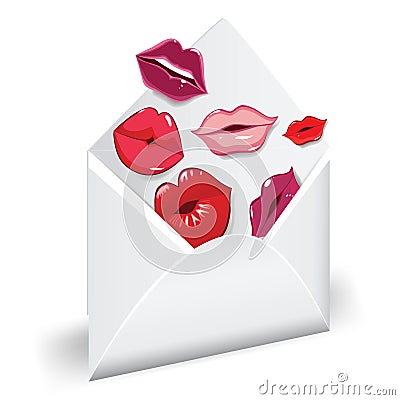 Love mail Vector Illustration