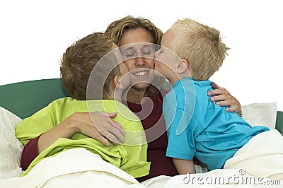 We Love Mommy Stock Photo