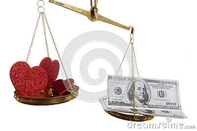 For love or Money Stock Photo