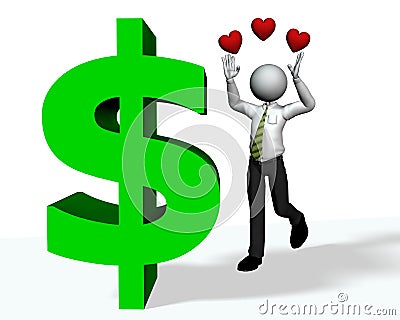Love money Stock Photo