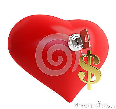 Love for money Stock Photo