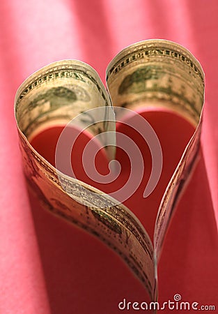 Love of Money Stock Photo