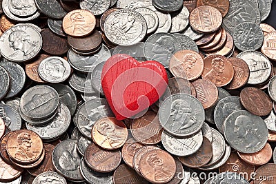 Love Money Management Marriage Divorce Stock Photo