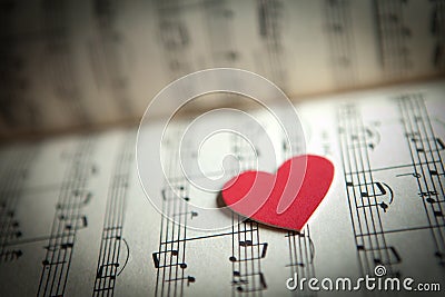 Love for music Stock Photo