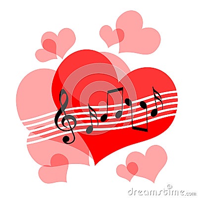 Love music Stock Photo