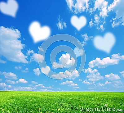 Love nature background Stock Photo