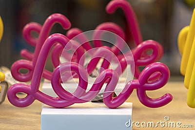 Love neon sign Stock Photo