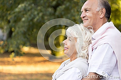 Love in old age Stock Photo