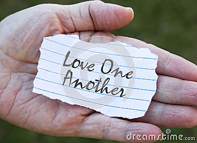 Love One Another Stock Photo