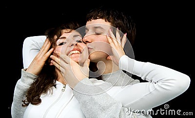 In love pair Stock Photo