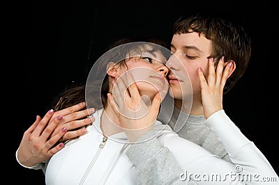 In love pair Stock Photo