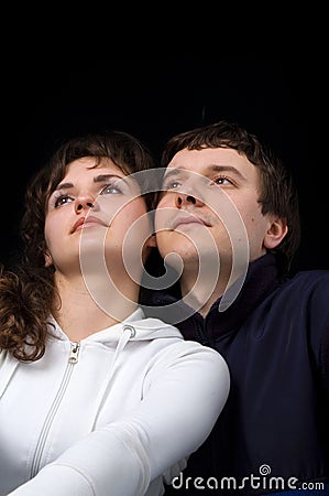 In love pair Stock Photo