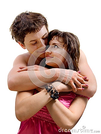 In love pair Stock Photo