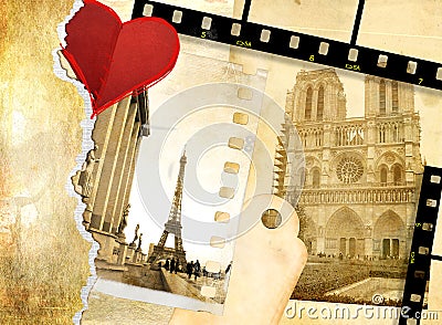 Love paris Stock Photo