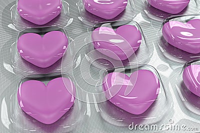 Love Pills Stock Photo