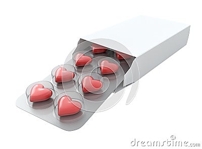 Love pills. Stock Photo