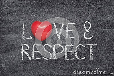 Love and respect heart Stock Photo