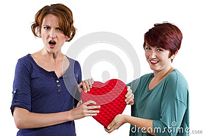 Love Rivals Stock Photo