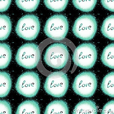 Love seamless pattern for fabrics and textiles and packaging and gifts and cards and linens and kids Stock Photo