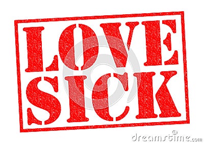 LOVE SICK Stock Photo