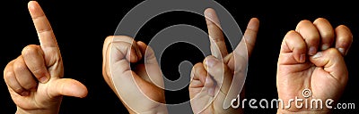 Love in Sign Language Stock Photo