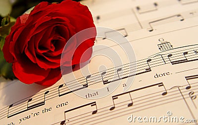 Love song Stock Photo