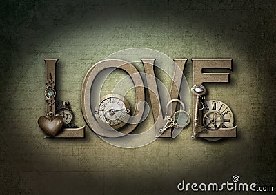 Love steampunk Stock Photo