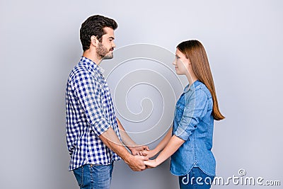 Love, trust, respect, confidence, friendship, happiness concept. Stock Photo